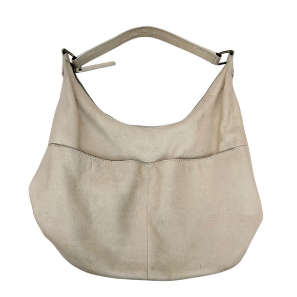 American Leather Co. Carrie Hobo Bag in Ivory Cream Stone - Picture 2 of 16